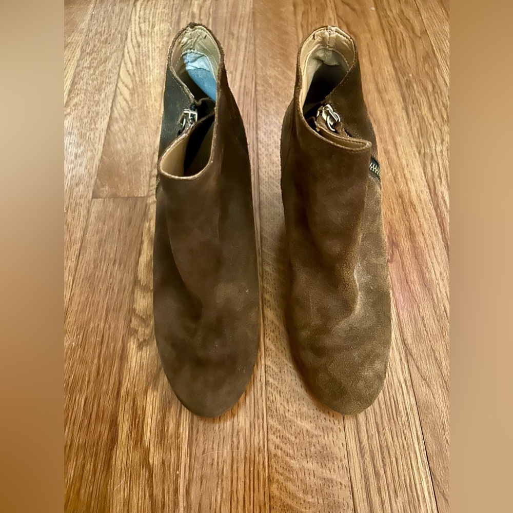 Zara Women’s Classic Preppy Brown Basic Booties EU Sz 39 (I Think = US Sz 8.5)